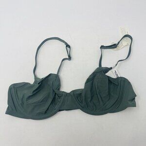Aerie‎ Smoothez Womens 34B Microfiber Full Coverage Underwire Bra in Green 2446